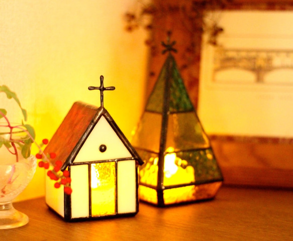 ⭐Creema限定⭐ハウス/ツリーセットシリーズ ～LEDキャンドル用