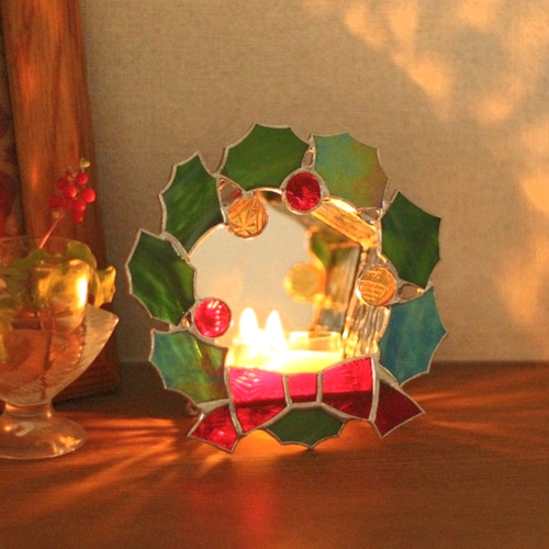 ⭐Creema限定⭐クリスマスリースのキャンドルボックス＊アロマ