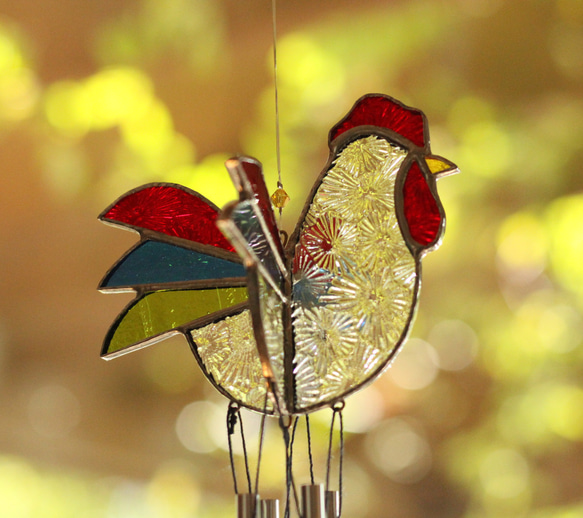 ✨新品✨鶏の鈴✨ ⭐Creema限定⭐鳥の風鈴シリーズ（にわとり）〜ウィンドチャイム