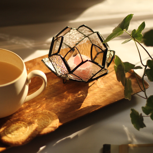 ⭐Creema限定⭐春ニュアンスのキャンドルホルダー〜アーティチョークと