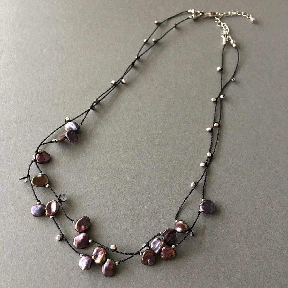 ネックレス「ランディーニ　-ブラック-」