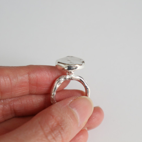 SILVER　Lunar surface ring～月面の指輪～ 8枚目の画像