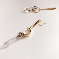 Cosmos asymmetry pirece/earring 第2張的照片