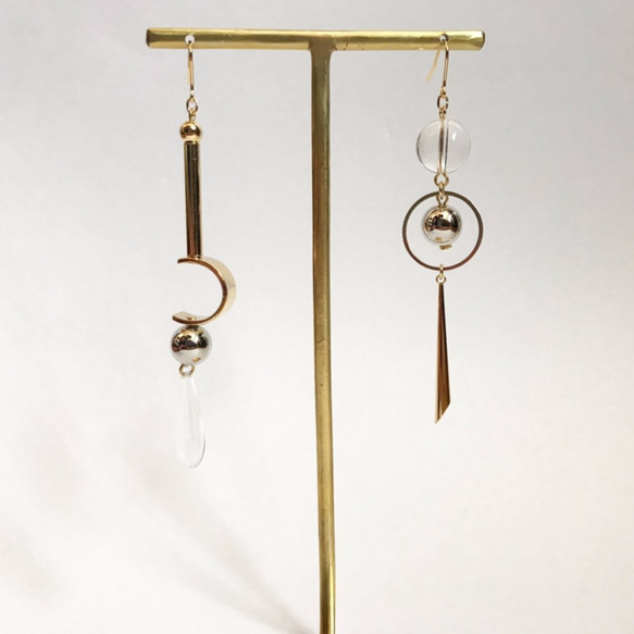 Cosmos asymmetry pirece/earring 第3張的照片