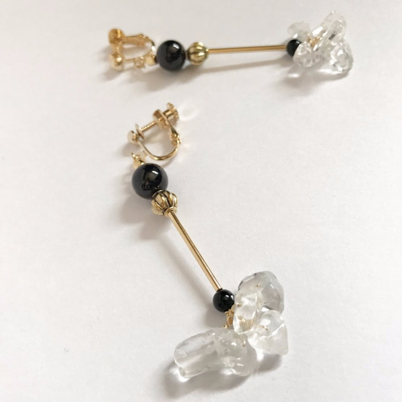 Crystal dress pierce/earring 第3張的照片