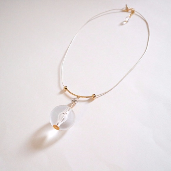 Big clearball Necklace 1枚目の画像