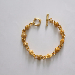 Vintage textured ball bracelet 2枚目の画像