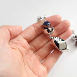 Silver CUBISM earring/pierce 4枚目の画像