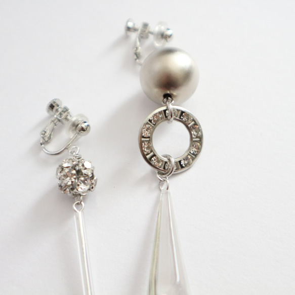 Shooting star & Planet earring(pierce) 2枚目の画像