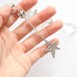 Shooting star & Planet earring(pierce) 6枚目の画像