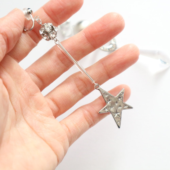 Shooting star & Planet earring(pierce) 6枚目の画像