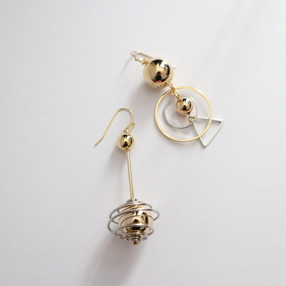 Space asymmetry pierce/earring 1枚目の画像