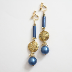 Magic blue earring/pierce 1枚目の画像