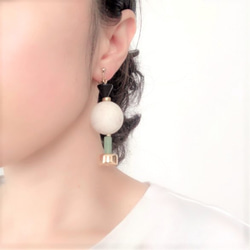 Contemporary art design earring(pierce) 10枚目の画像