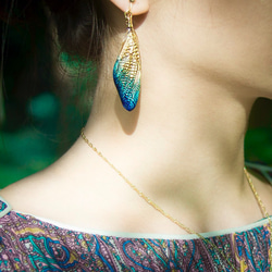 ほんものの蝉の翅】【オーダーメイド】セミのピアス イヤリング