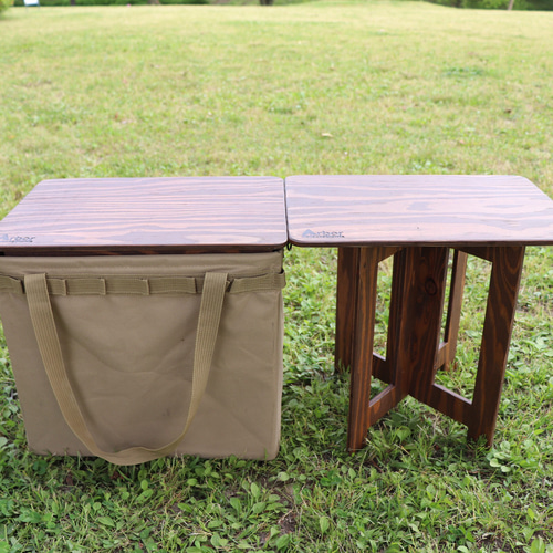 ラーチテーブル,天板セット。WHATNOTワンタッチバケット専用 サイド