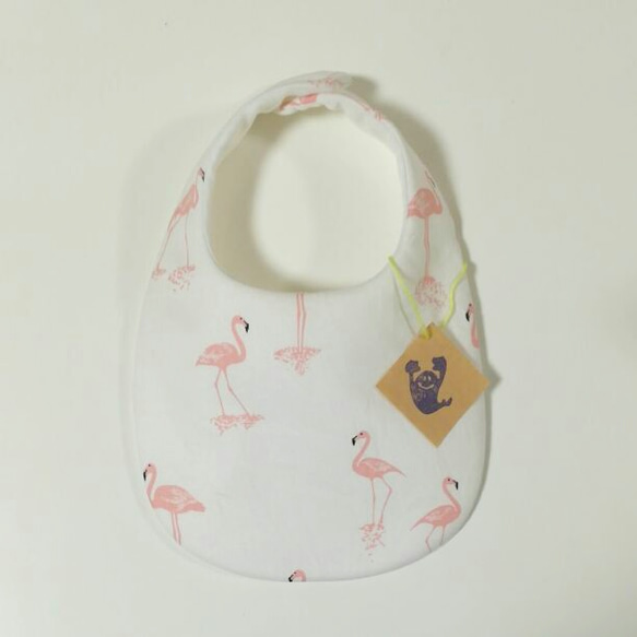 flamingo  bib　～designers fabric～ 1枚目の画像