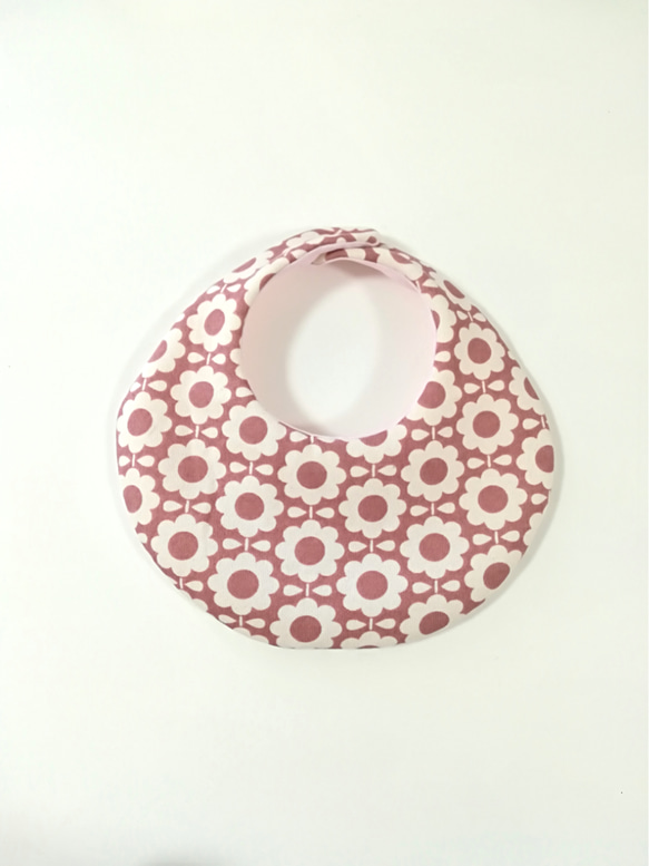 【creema限定】ワンコインbib ▷▶pink daisy bib ◀◁ 2枚目の画像