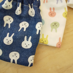 抱っこ紐よだれカバー  BABYBJORN専用   rabbit version 3枚目の画像