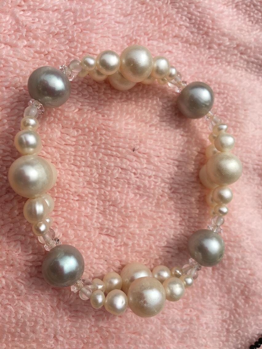 淡水パール 二連 オリジナルブレス