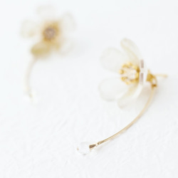 迷離之花“白櫻桃”耳環 *零件可更換 第3張的照片