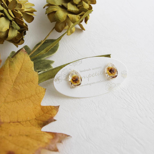 イヤリング・ノンホールピアス camel イヤリング(ノンホール樹脂ピアス)EJ-036 | muzoka【むぞか