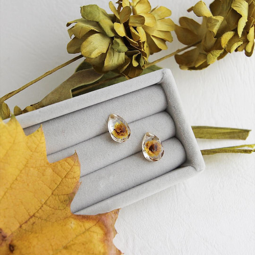 イヤリング・ノンホールピアス camel イヤリング(ノンホール樹脂ピアス)EJ-036 | muzoka【むぞか