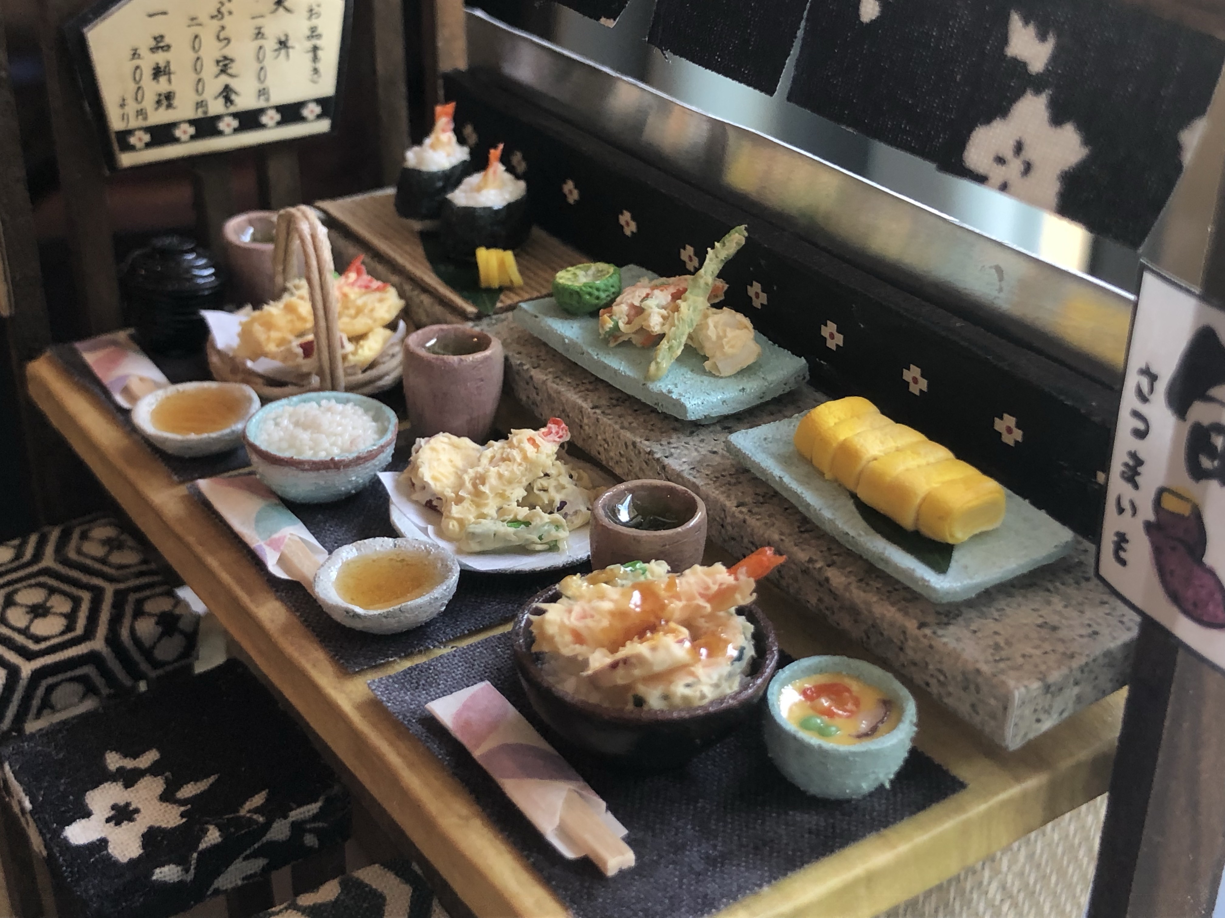 ミニチュア天ぷら屋さん！天ぷらだけセット