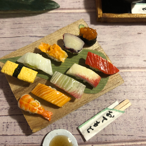 ミニチュア寿司ざんまい！お魚フェスセット その他置物
