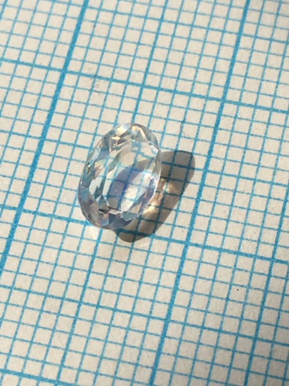 レインボームーンストーン ルース 約0.55ct 5枚目の画像