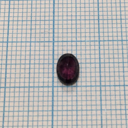 濃い紫のスピネル ルース 約0.9ct 天然石 MOMO