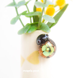 flower lady bug♡ガラスのてんとう虫 1枚目の画像