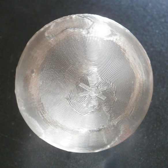3D らせん印刷 かる～い 地球儀 (透明，直径 5 cm，約 5 グラム) 5枚目の画像