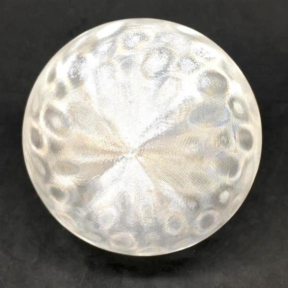 直径 9 cm フィボナッチ模様つきボールランプ (100 V 5 W 電球色 LED 電球 白熱灯 30 W 相当) 5枚目の画像