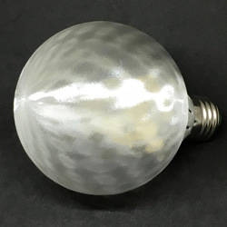 直径 9 cm フィボナッチ模様つきボールランプ (100 V 6 W 電球色 LED 電球 白熱灯 40 W 相当) 4枚目の画像
