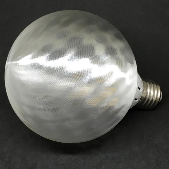 直径 10 cm フィボナッチ模様つきボールランプ (100 V 8 W 電球色 LED 電球 白熱灯 60 W 相当) 3枚目の画像