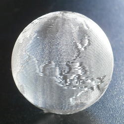 3Dデザイン かる～い 3D 印刷 地球儀 (おしゃれなミニ透明インテリア，直径 2～6 cm 5枚目の画像