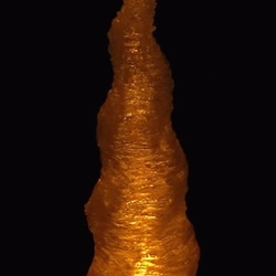 うねった氷柱形 おしゃれなつらら形3Dデザインランプ  8色/多色 LEDキャンドルライト (テーブルランプ)C01 5枚目の画像