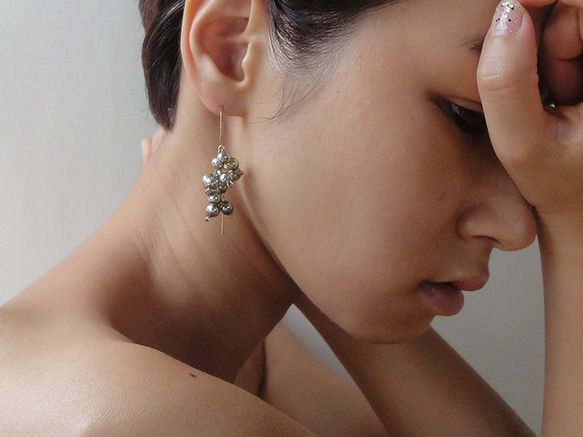 reflected in the mirror【pierce/earring】 3枚目の画像