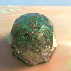 ダイヤモンドオルゴナイト Ｌ グリーン 3枚目の画像