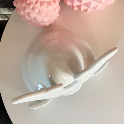3065 ポーセラーツ 白磁 兜 端午の節句 陶器 ハンドメイド素材