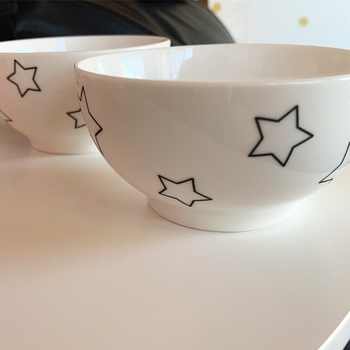 2954 名入れオーダー お茶碗 夫婦茶碗 ライスボウル スマイリー