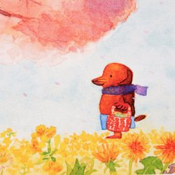 A4ポスター（額付き）　＊桜の下でお花見を＊ 4枚目の画像