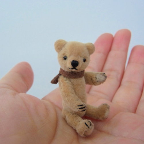 5センチ／ミニチュアファブリックのミニチュアテディベア その他人形