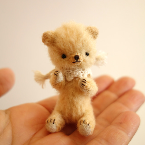 7センチ「プティフルール」（たんぽぽ）ミニチュアテディベア