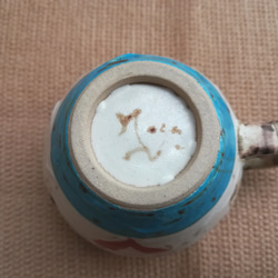 ハート柄マグカップ（タマゴ型２） 4枚目の画像