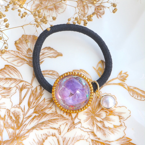 赤ずきんちゃんの世界 華やかラウンドレジンヘアゴム 赤ずきんちゃんの世界 華やかラウンドレジンヘアゴム