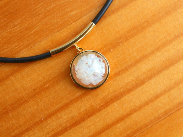 ROUND Australia Opal Choker GOLD Gemstone 第7張的照片