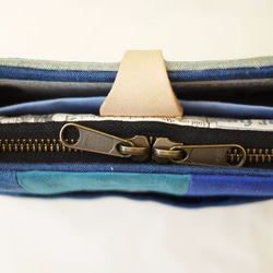 カルトン・長財布バッグでカッチリおでかけ♪623冬の青 5枚目の画像