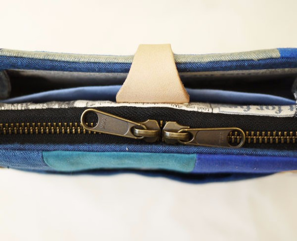 カルトン・長財布バッグでカッチリおでかけ♪623冬の青 5枚目の画像